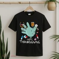 Turkey Glove Nurse Happy Thanksgiving Gobble Gobble Nurse T-Shirt thumb 2