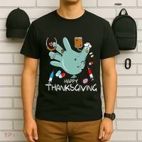 Turkey Glove Nurse Happy Thanksgiving Gobble Gobble Nurse T-Shirt thumb 6