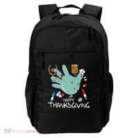 Turkey Glove Nurse Happy Thanksgiving Gobble Gobble Nurse Backpack thumb 0