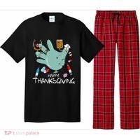 Turkey Glove Nurse Happy Thanksgiving Gobble Gobble Nurse Pajama Set thumb 0