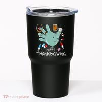 Turkey Glove Nurse Happy Thanksgiving Gobble Gobble Nurse Tumbler thumb 0