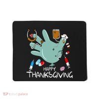 Turkey Glove Nurse Happy Thanksgiving Gobble Gobble Nurse Mousepad thumb 0