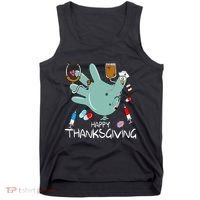 Turkey Glove Nurse Happy Thanksgiving Gobble Gobble Nurse Tank Top thumb 0