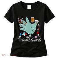 Turkey Glove Nurse Happy Thanksgiving Gobble Gobble Nurse Women's T-Shirt thumb 0