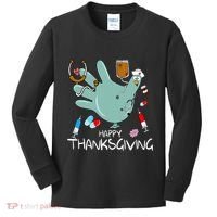 Turkey Glove Nurse Happy Thanksgiving Gobble Gobble Nurse Kids Long Sleeve Shirt thumb 0