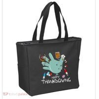 Turkey Glove Nurse Happy Thanksgiving Gobble Gobble Nurse Tote Bag thumb 2