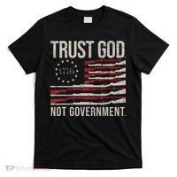 Trust God Not Government Antigovernment Political T-Shirt thumb 0