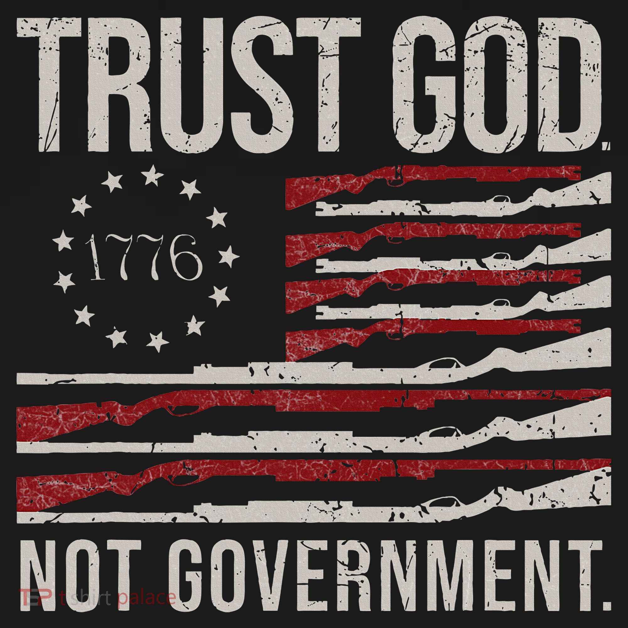 Trust God Not Government Antigovernment Political Ornament