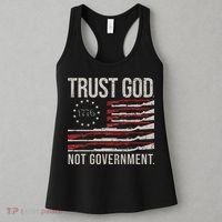 Trust God Not Government Antigovernment Political Women's Tank Top thumb 3