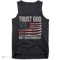 Trust God Not Government Antigovernment Political Tank Top thumb 0