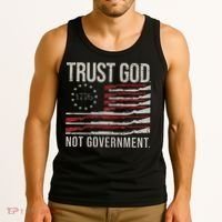 Trust God Not Government Antigovernment Political Tank Top thumb 3