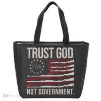 Trust God Not Government Antigovernment Political Tote Bag thumb 0