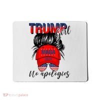 Trump Girl No Apologies Patriotic American Mousepad thumb 0
