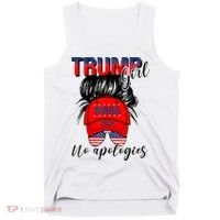 Trump Girl No Apologies Patriotic American Tank Top thumb 0