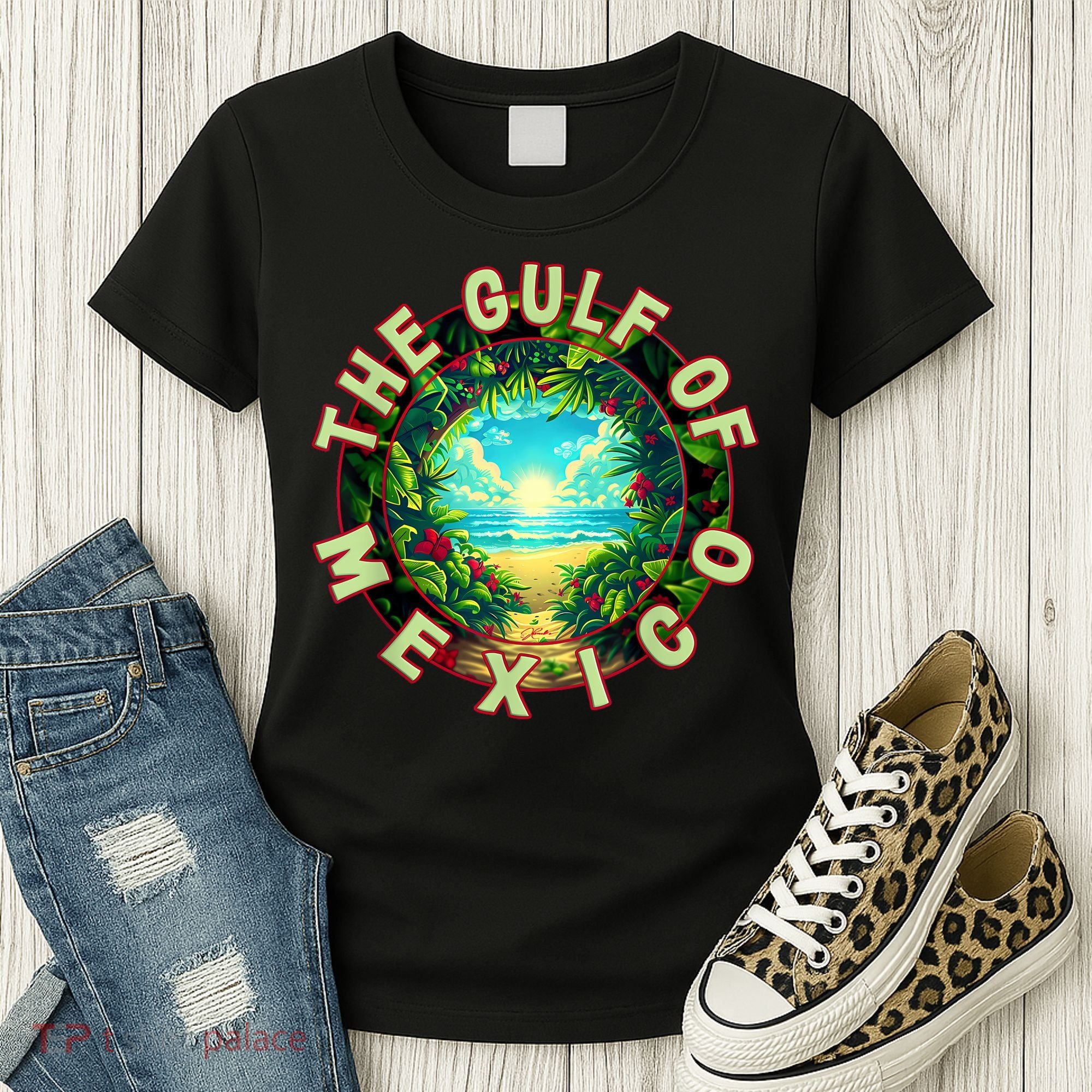 The Gulf Of Mexico Beach Women's T-Shirt