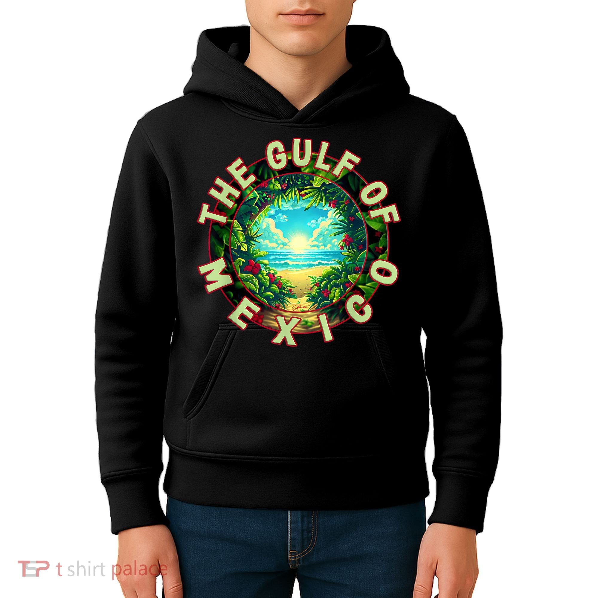 The Gulf Of Mexico Beach Kids Hoodie