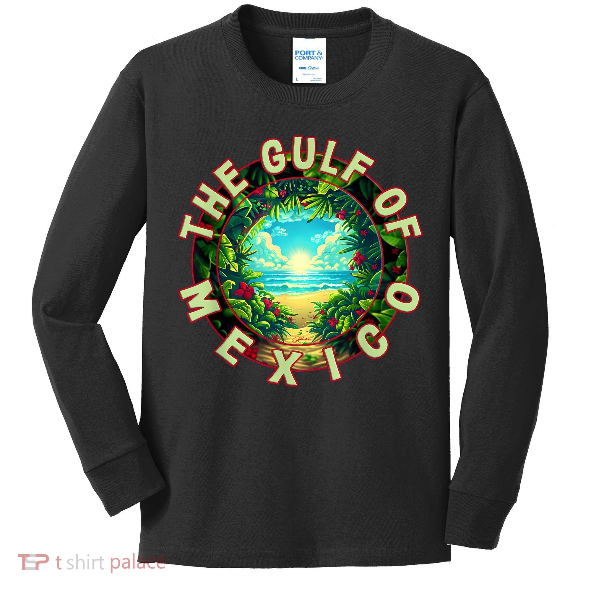 The Gulf Of Mexico Beach Kids Long Sleeve Shirt