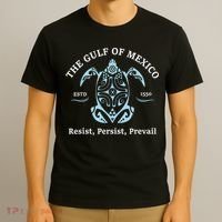 The Gulf Of Mexico Resist Persist Prevail T-Shirt thumb 3