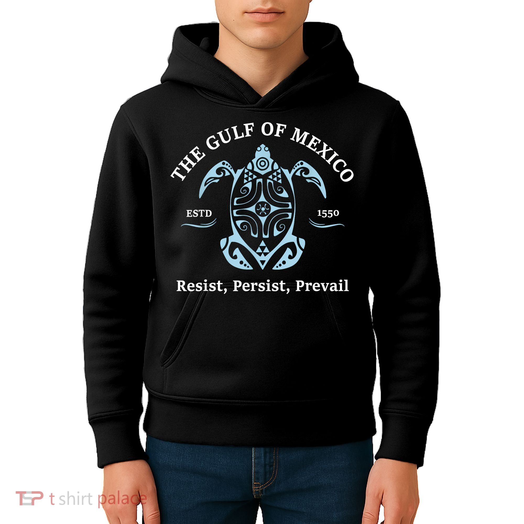 The Gulf Of Mexico Resist Persist Prevail Kids Hoodie