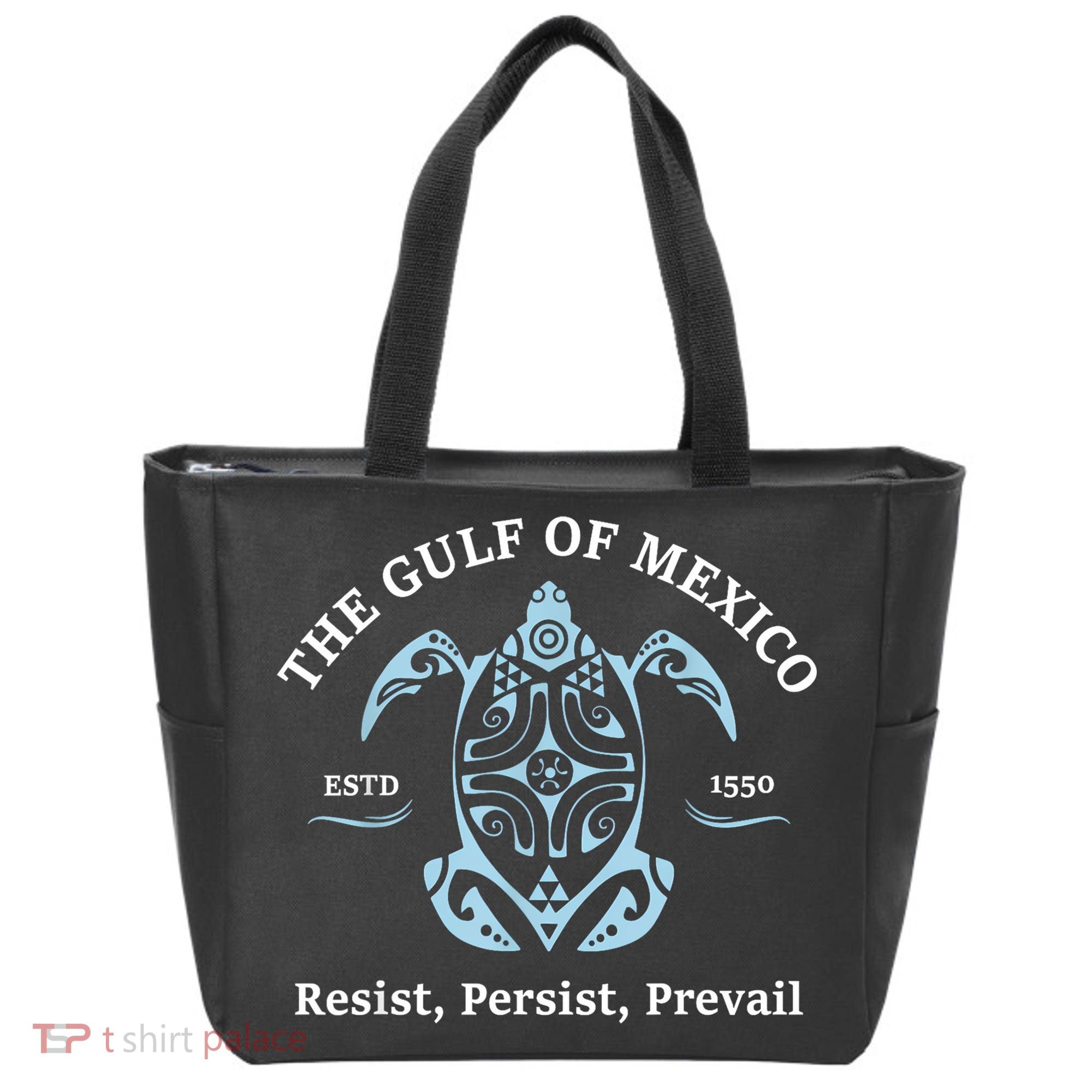 The Gulf Of Mexico Resist Persist Prevail Tote Bag