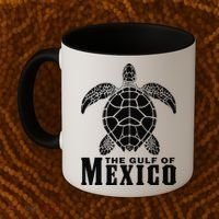 The Gulf Of Mexico Sea Turtle Beach Gift Coffee Mug thumb 2