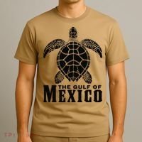The Gulf Of Mexico Sea Turtle Beach Gift T-Shirt thumb 3