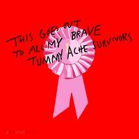 This Goes Out To All My Brave Tummy Ache Survivors Santa Hat thumb 1