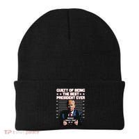 Trump Guilty Of Being The Best President Ever Beanie thumb 0