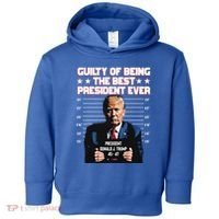 Trump Guilty Of Being The Best President Ever Toddler Hoodie thumb 0