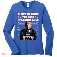 Trump Guilty Of Being The Best President Ever Women's Long Sleeve Shirt thumb 0