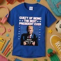 Trump Guilty Of Being The Best President Ever Kids T-Shirt thumb 3