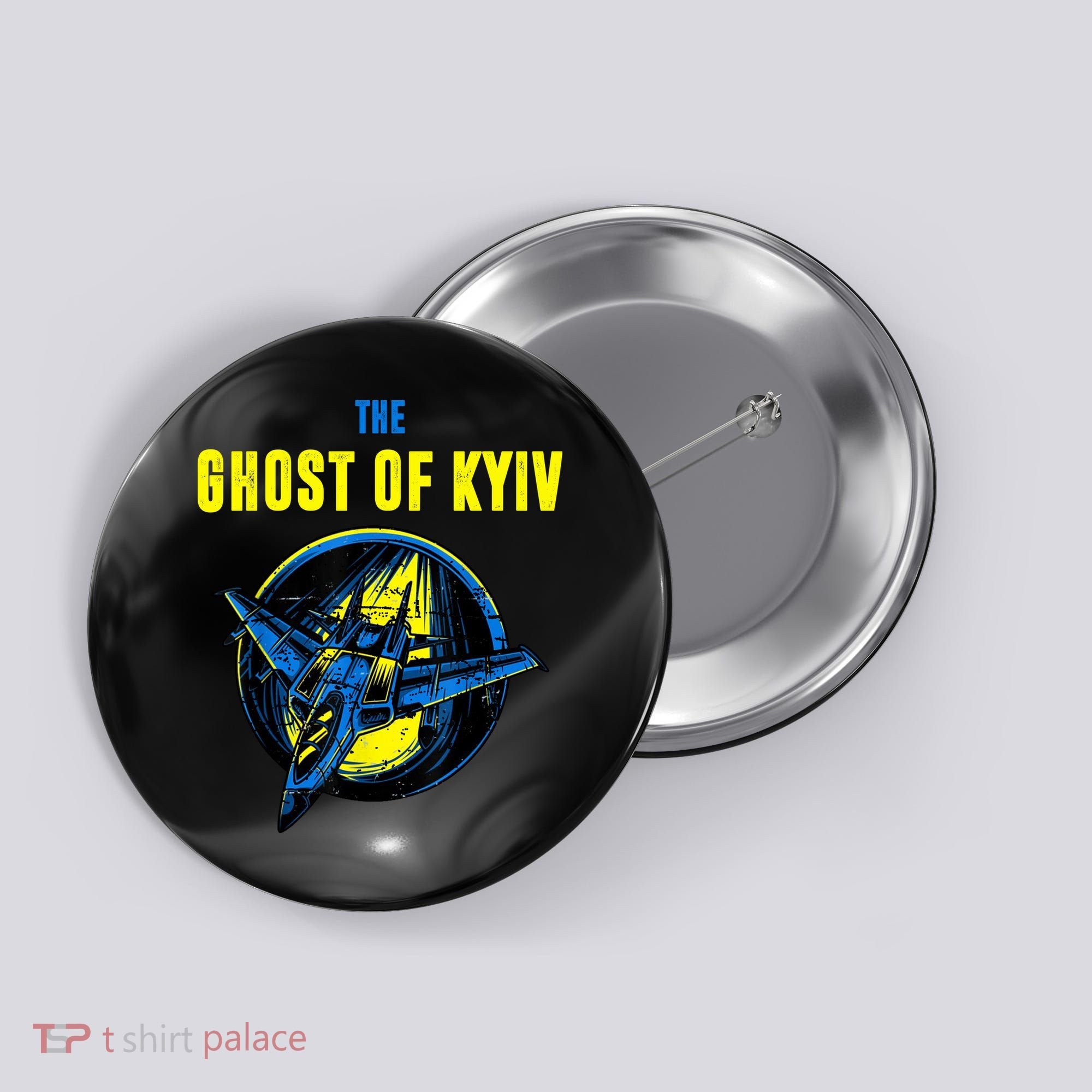 The Ghost Of Kyiv Ukraine Button
