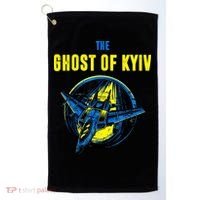 The Ghost Of Kyiv Ukraine Golf Towel thumb 0