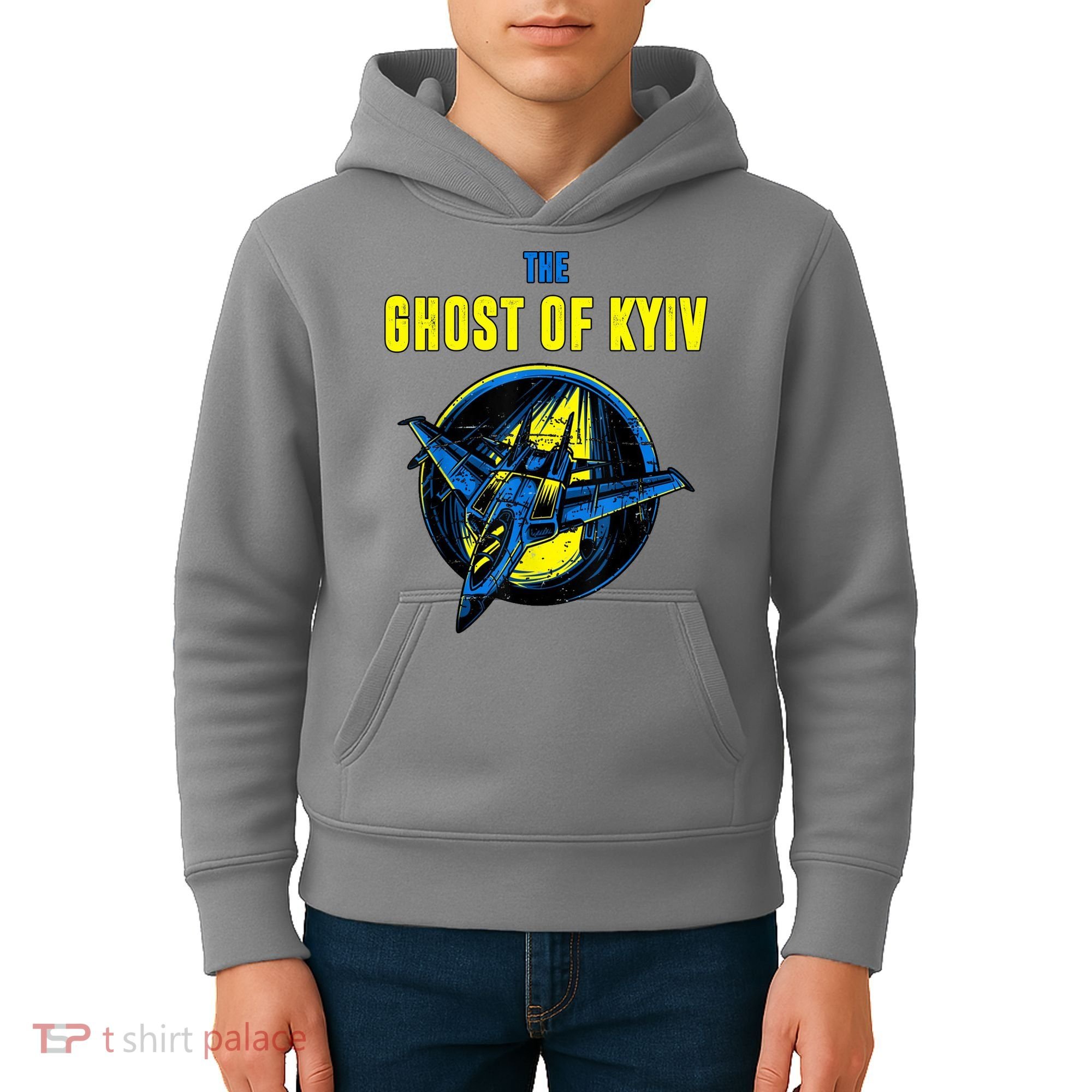 The Ghost Of Kyiv Ukraine Kids Hoodie