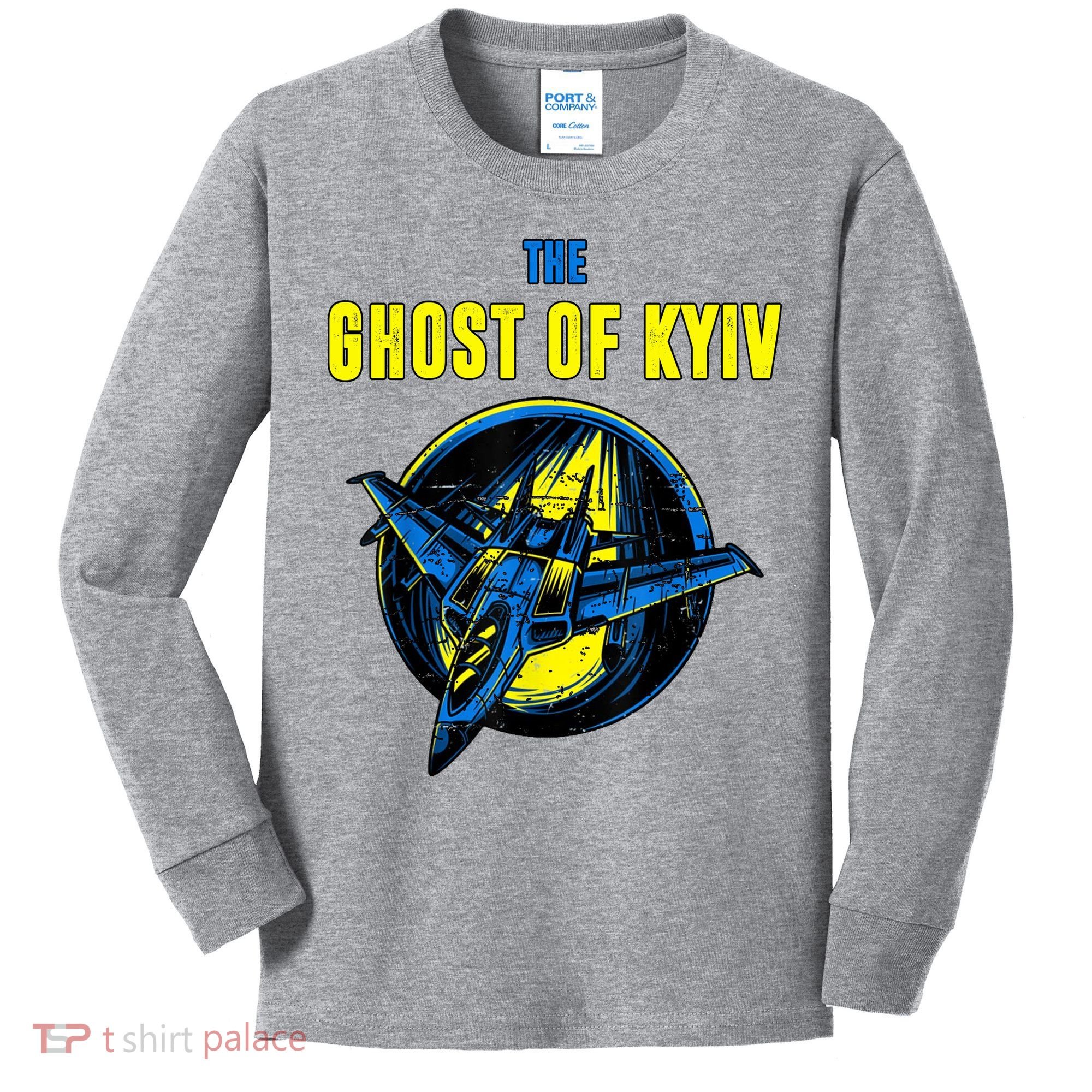 The Ghost Of Kyiv Ukraine Kids Long Sleeve Shirt