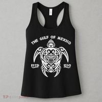 The Gulf of Mexico ESTD 1550 Turtle Women's Tank Top thumb 3