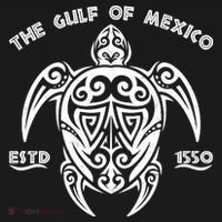 The Gulf of Mexico ESTD 1550 Turtle Visor thumb 3