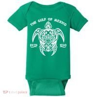 The Gulf of Mexico ESTD 1550 Turtle Baby Bodysuit thumb 0