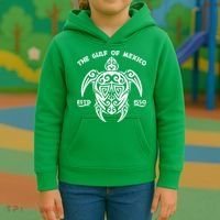 The Gulf of Mexico ESTD 1550 Turtle Kids Hoodie thumb 3