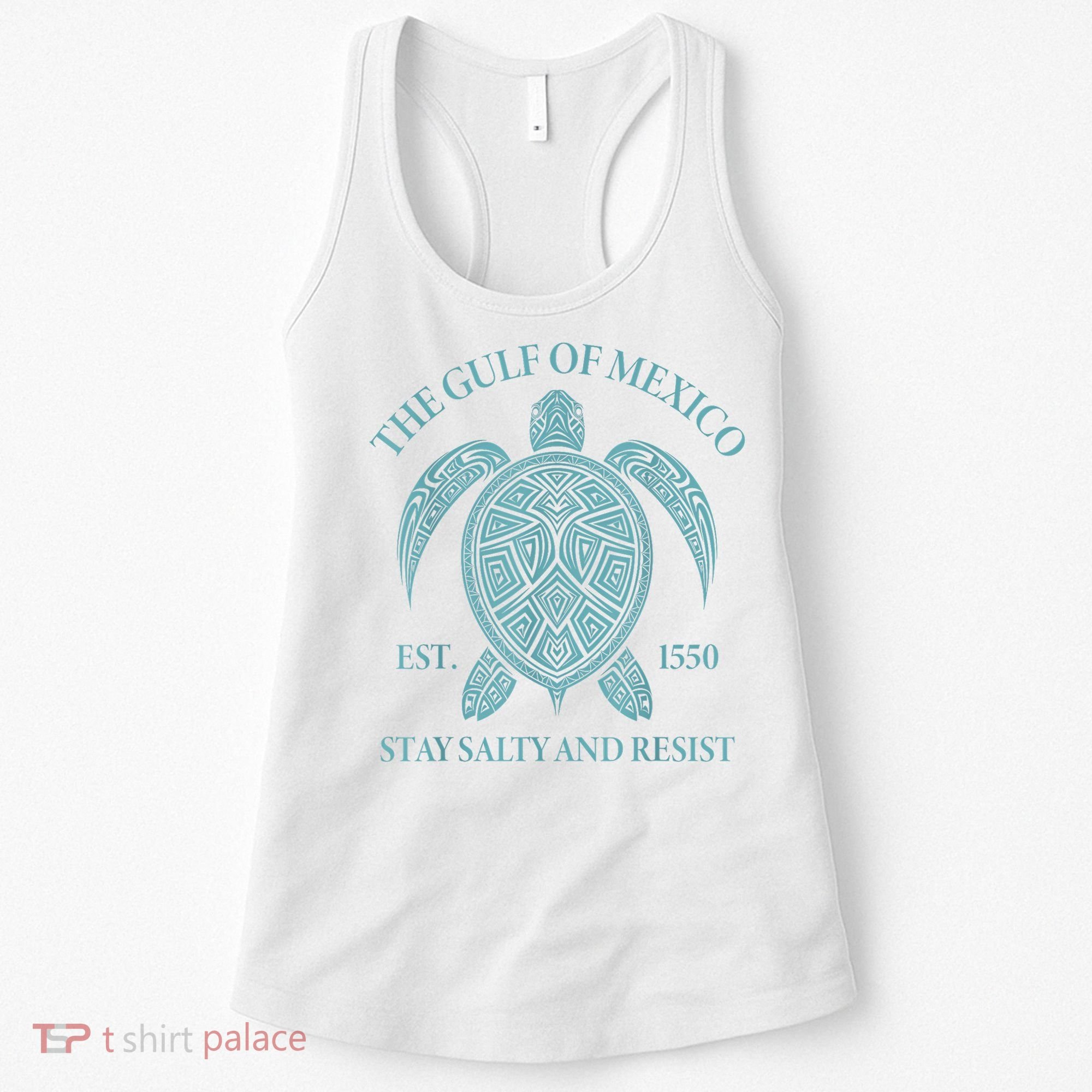 the Gulf of Mexico turtle Women's Tank Top