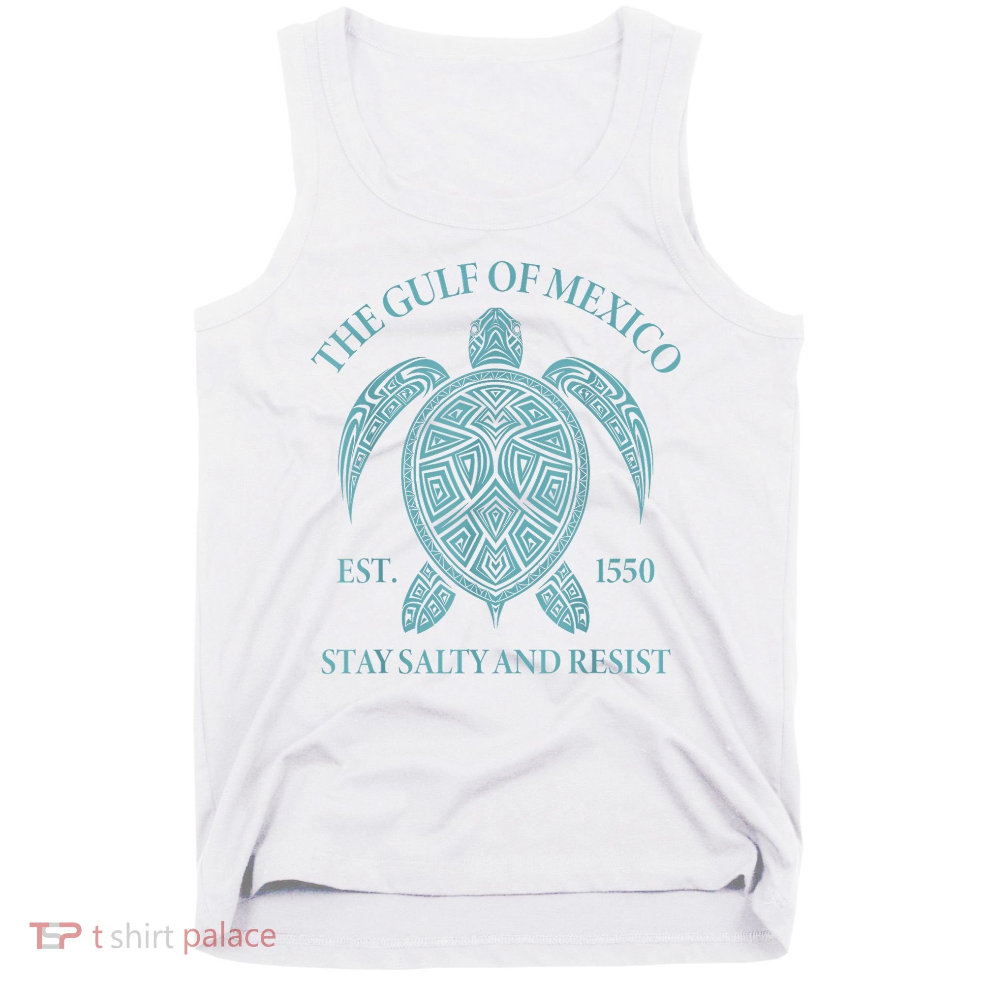 the Gulf of Mexico turtle Tank Top