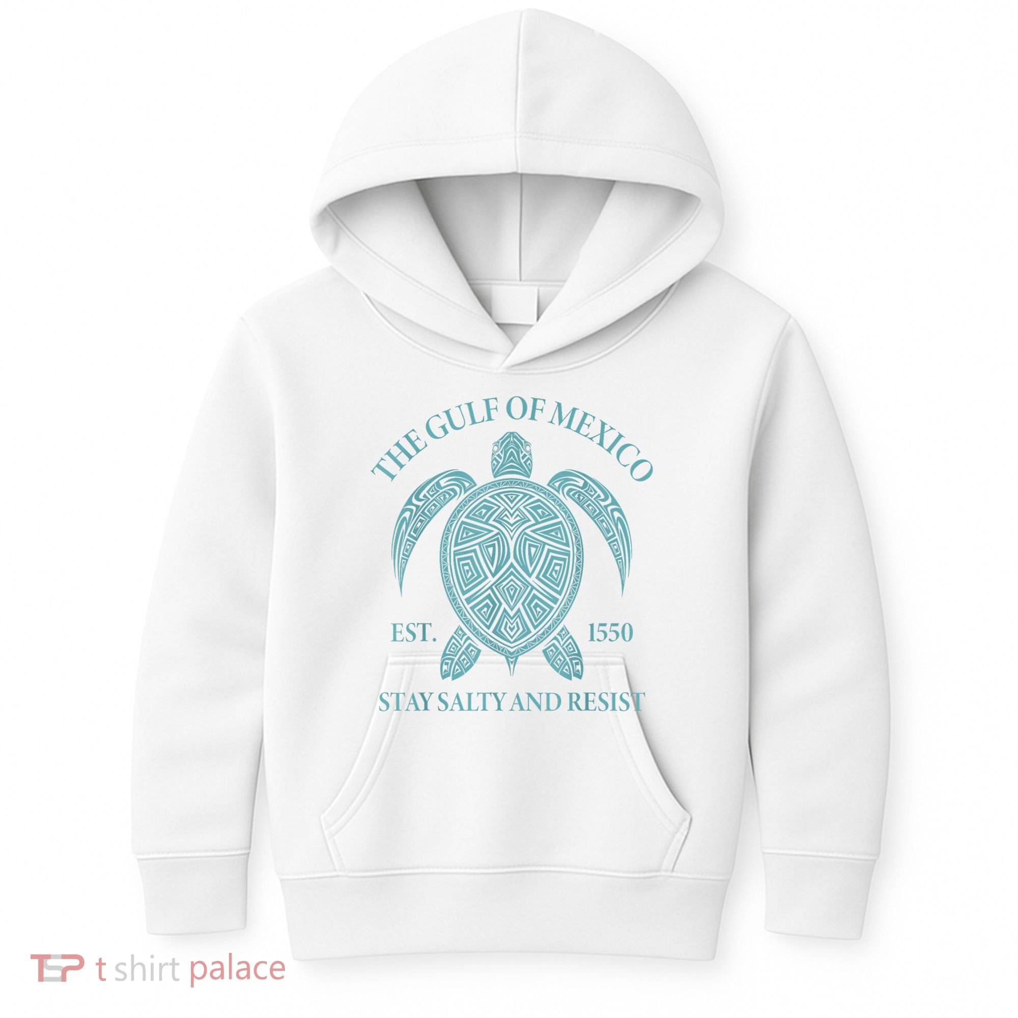the Gulf of Mexico turtle Kids Hoodie