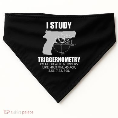 Triggernometry Gun Owner 2nd Amendment Rights USA-Made Doggie Bandana