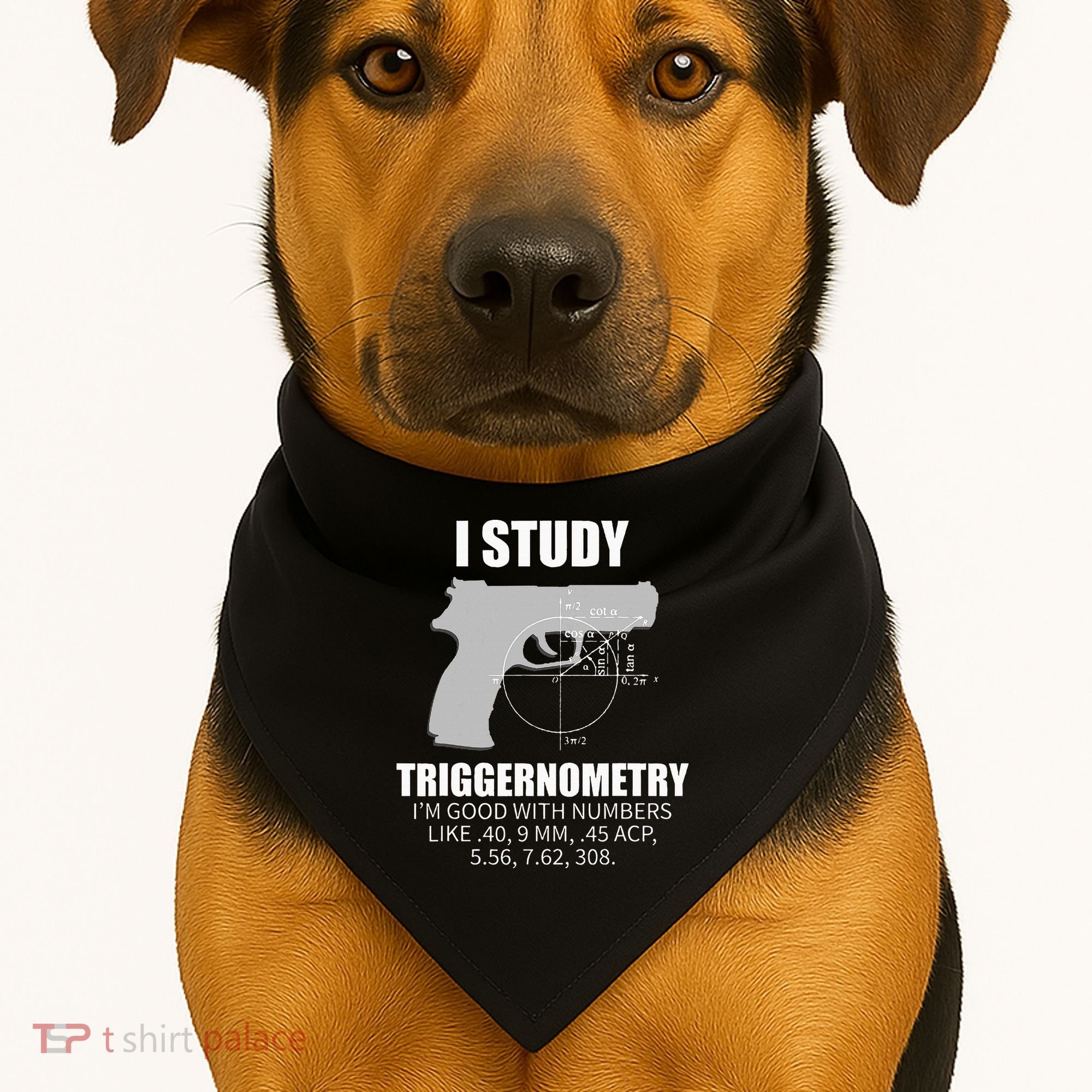 Triggernometry Gun Owner 2nd Amendment Rights USA-Made Doggie Bandana
