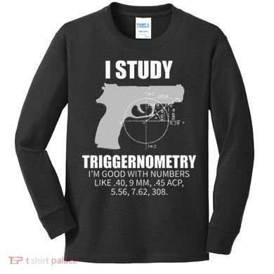 Triggernometry Gun Owner 2nd Amendment Rights Kids Long Sleeve Shirt