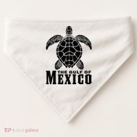 The Gulf Of Mexico Sea Turtle Beach USA-Made Doggie Bandana thumb 0