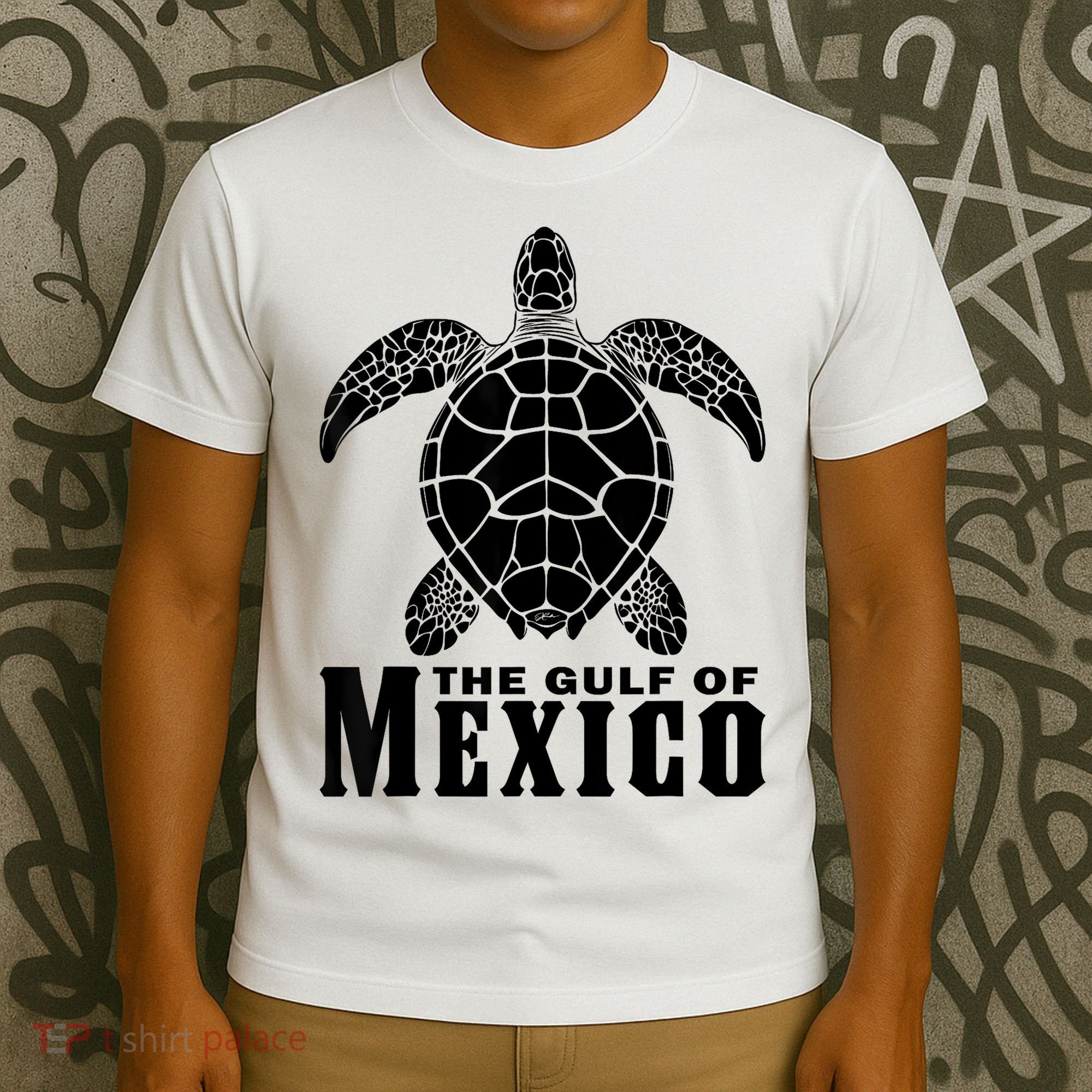 The Gulf Of Mexico Sea Turtle Beach T-Shirt
