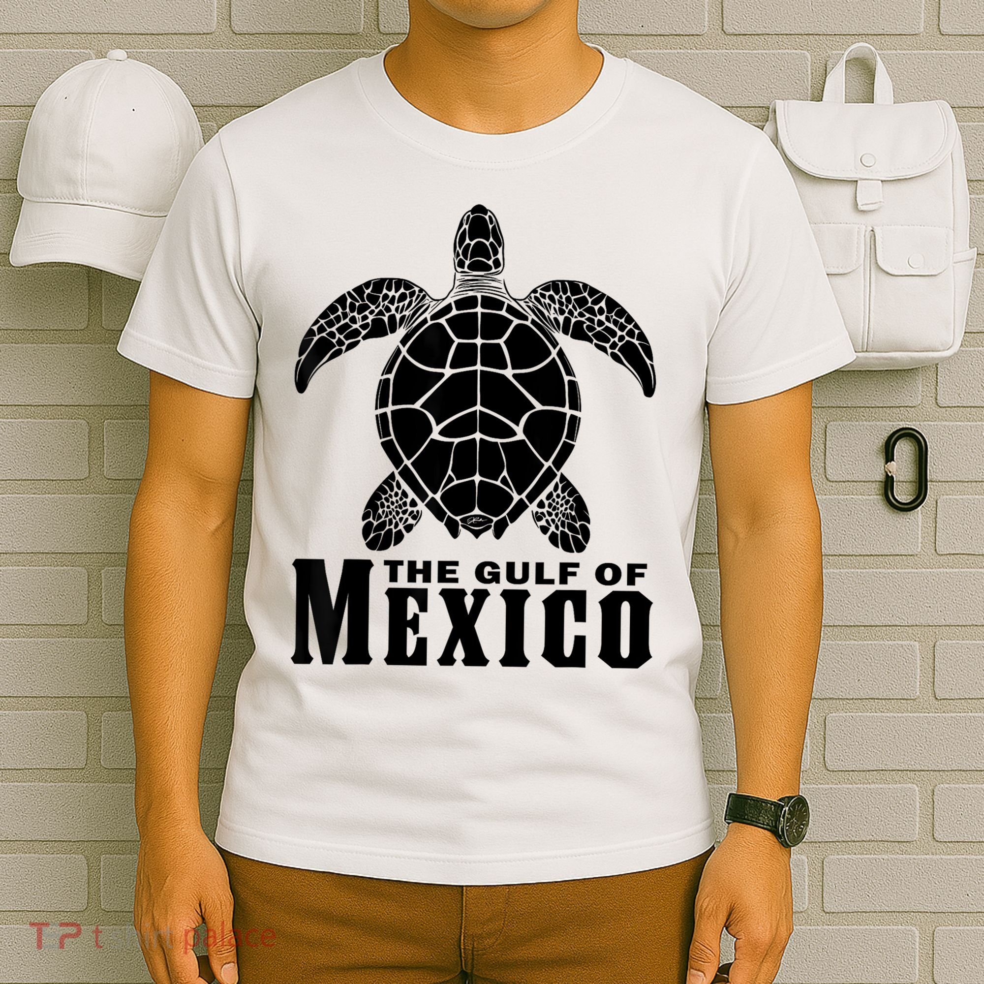 The Gulf Of Mexico Sea Turtle Beach T-Shirt