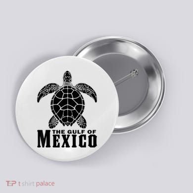 The Gulf Of Mexico Sea Turtle Beach Button
