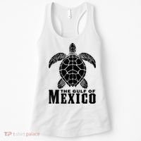 The Gulf Of Mexico Sea Turtle Beach Women's Tank Top thumb 0